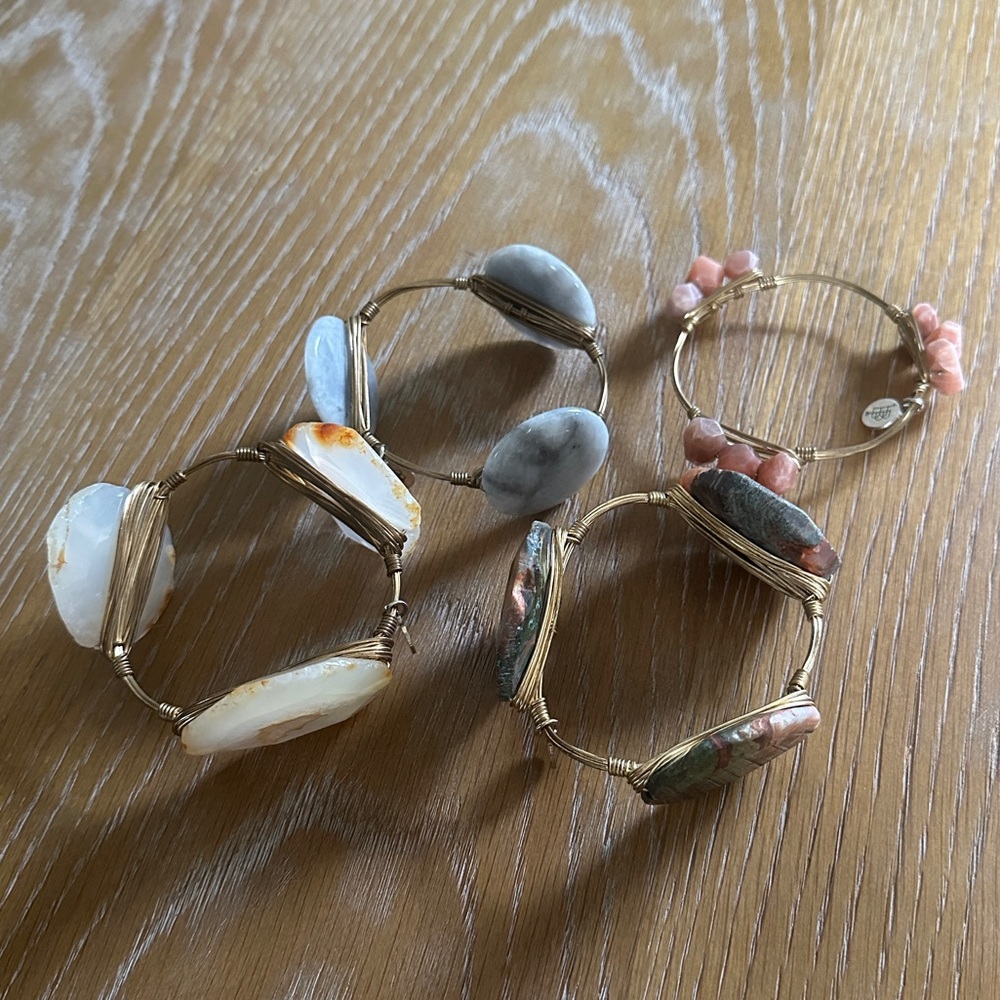 Set of 4 Bourbon & Boweties Bracelets